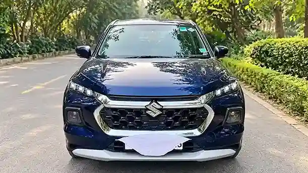 Grand Vitara  2024 petrol+cng manual interior and exterior view - Self Drive Car Rental in New Delhi by Aadhya Self Drive