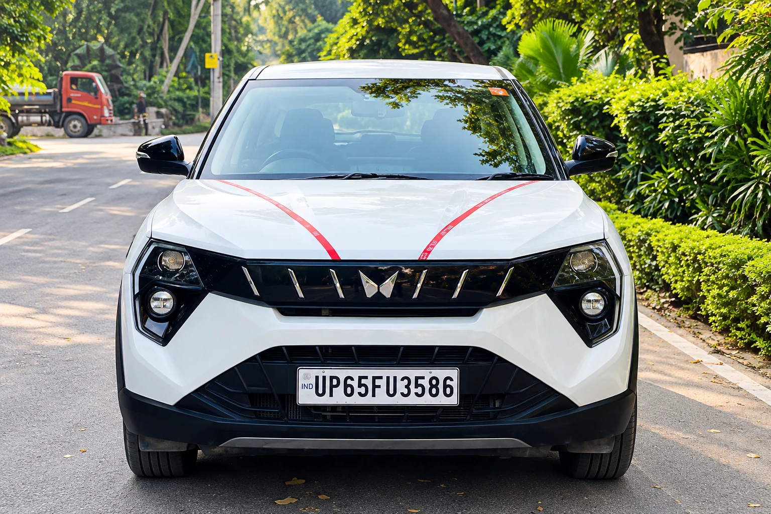 XUV 300  2025 diesel manual interior and exterior view - Self Drive Car Rental in New Delhi by Aadhya Self Drive