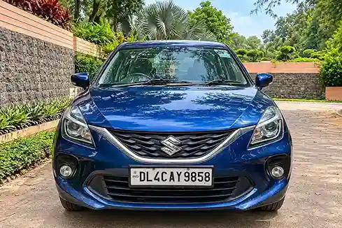 Baleno  2019 petrol manual interior and exterior view - Self Drive Car Rental in New Delhi by Aadhya Self Drive